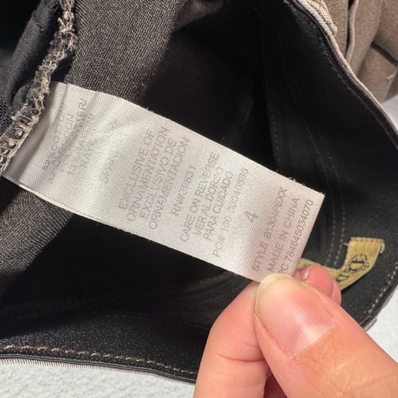 Democracy Jeans Womens 4 Brown Skinny Ab Technology Low Rise Stretch - Picture 4 of 11